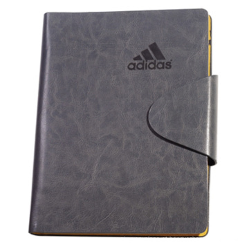 Impressão de notebook com capa dura em couro PU / PVC personalizado